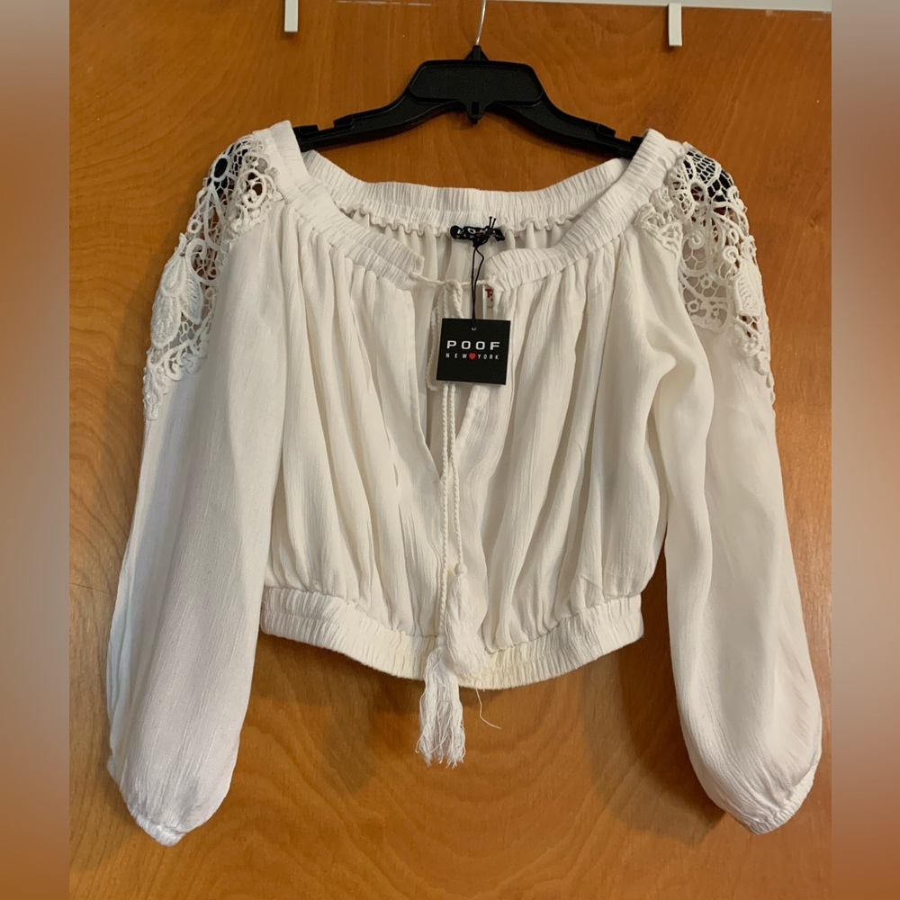 White Off Shoulder Top